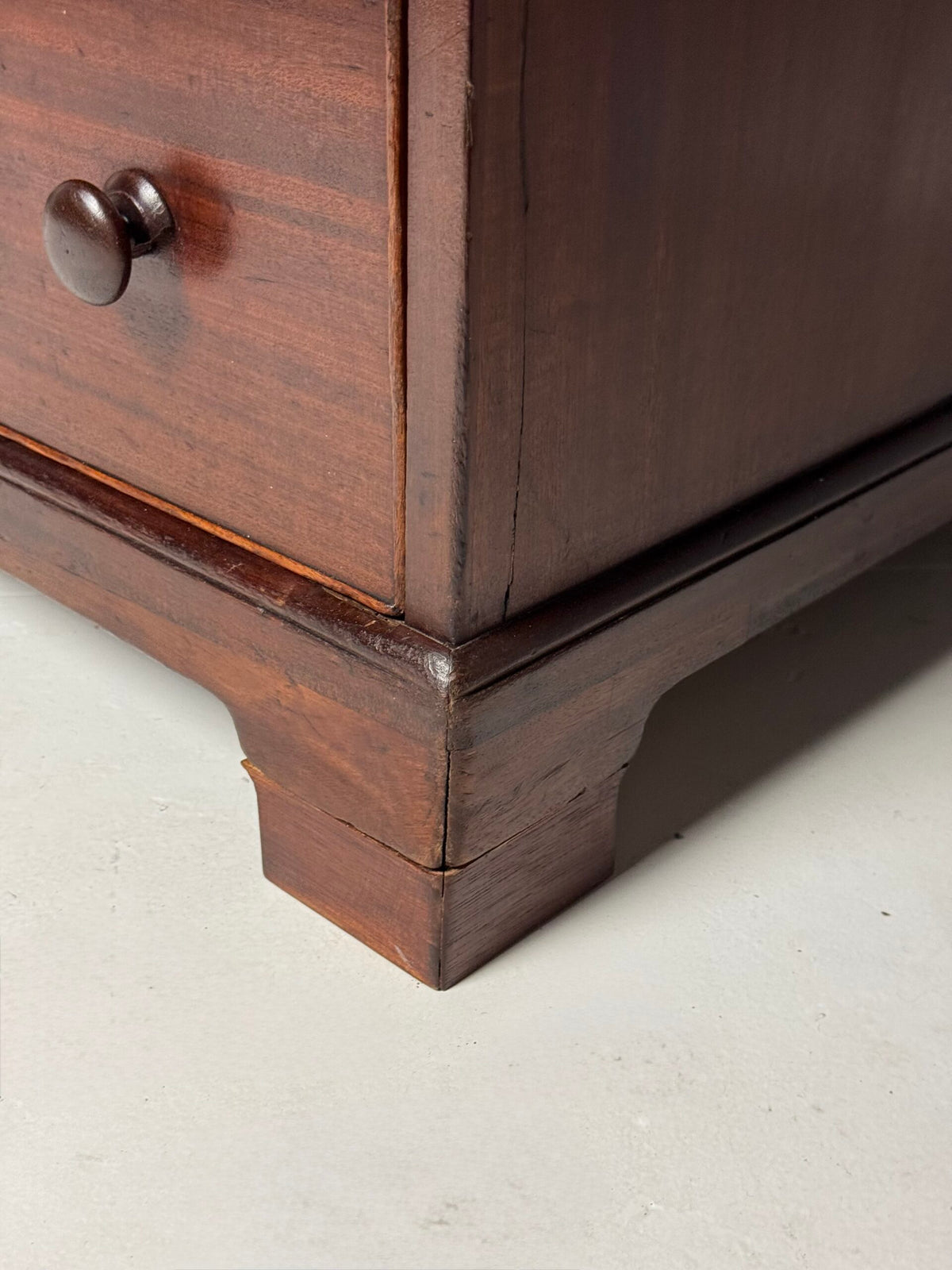 English Mahogany Partners Desk with Red Leather Top, c. 1870 to 1890, photo 8