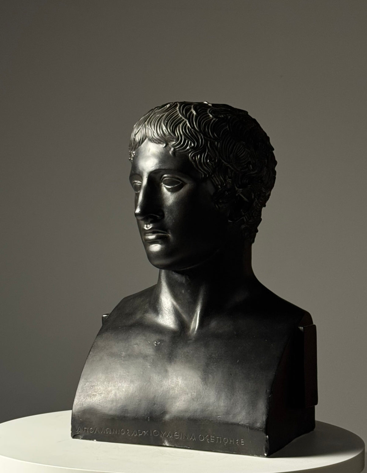 Plaster Bust of Doryphoros, Late 20th Century, photo 16