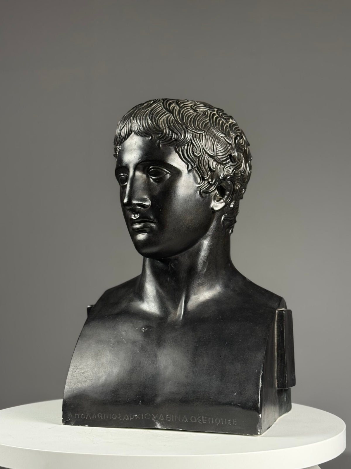 Plaster Bust of Doryphoros, Late 20th Century, photo 7