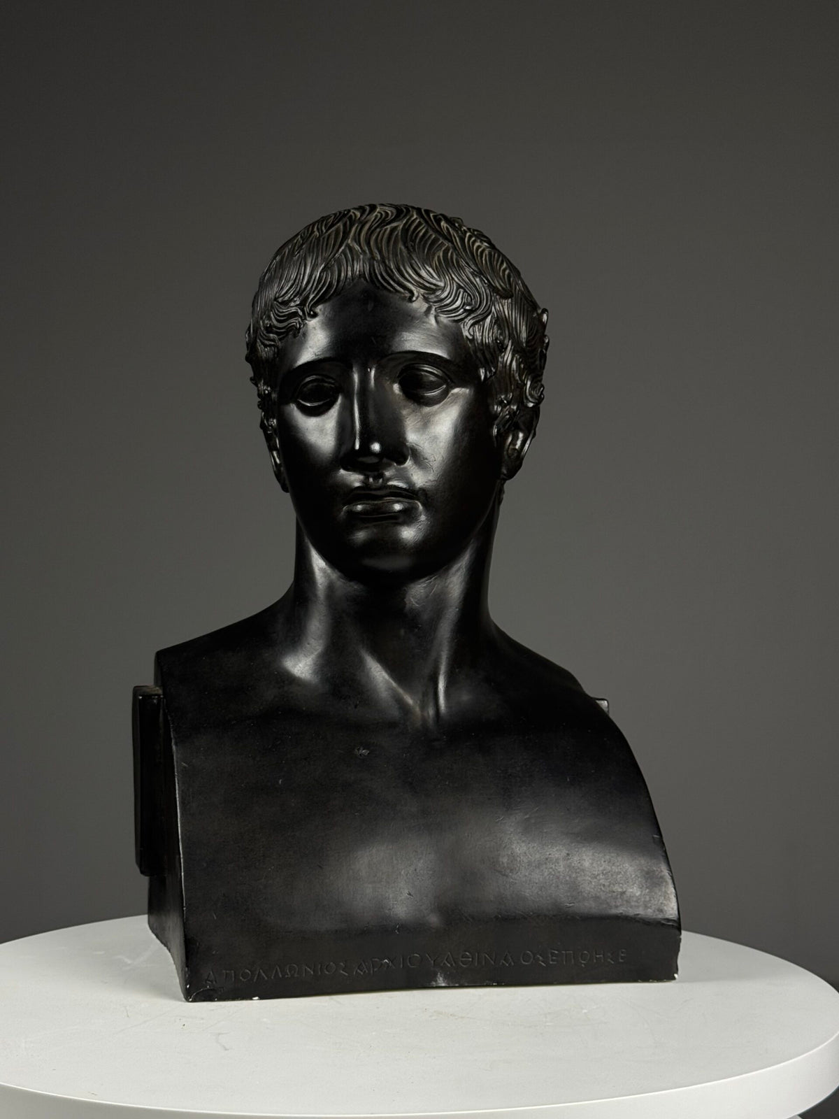 Plaster Bust of Doryphoros, Late 20th Century, photo 3