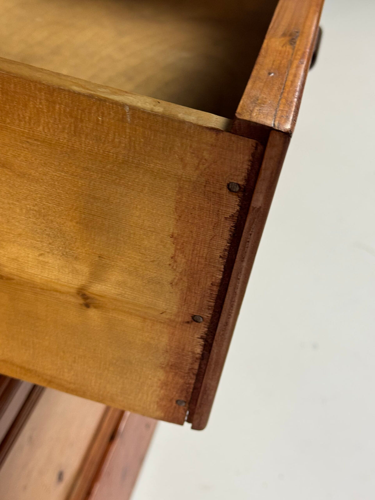 Very Long Pine Apothecary Cabinet with 15 Drawers, Mid 20th Century, photo 4