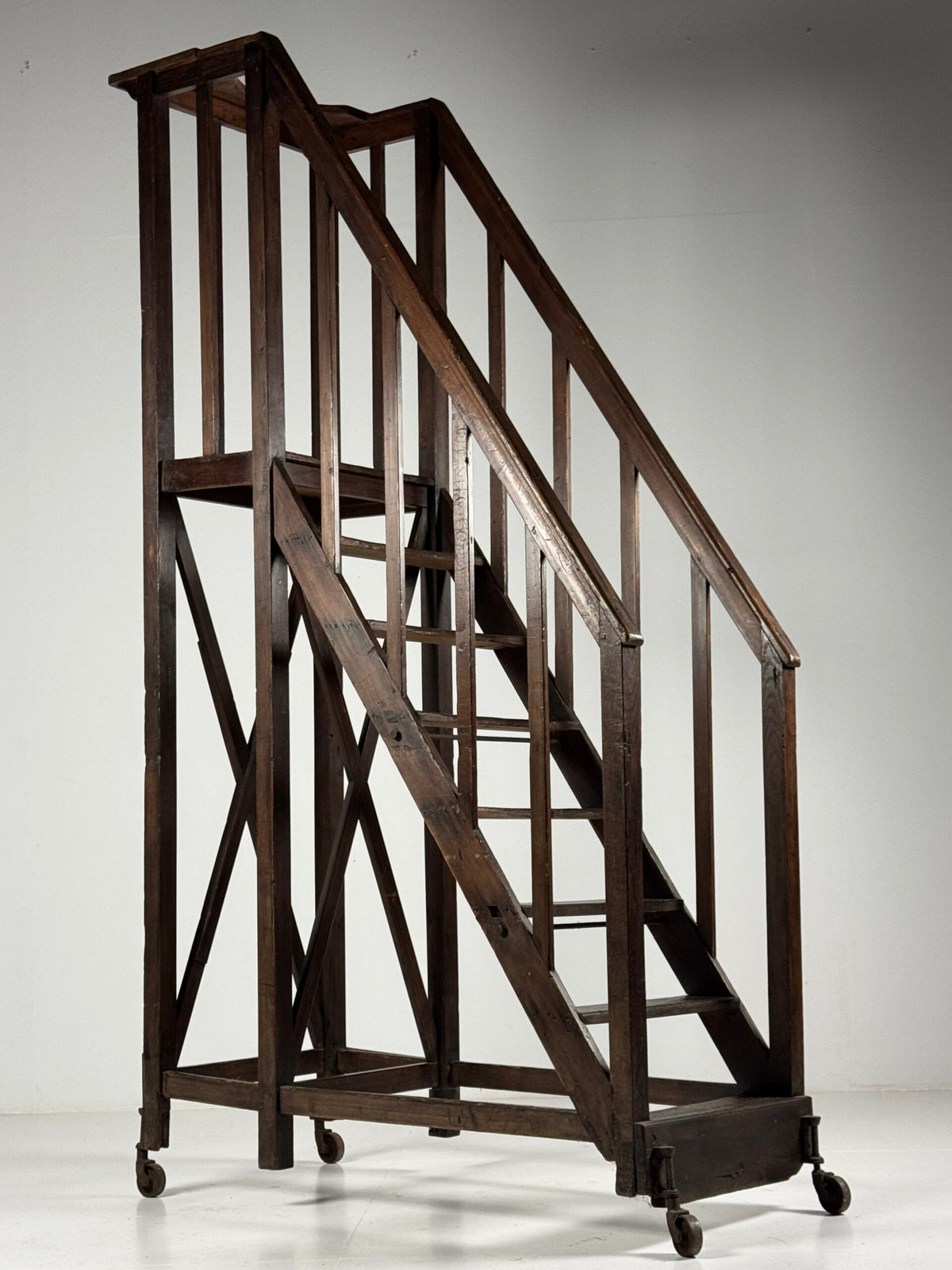 Rolling Library Ladder, Late 19th or Early 20th Century, photo 25