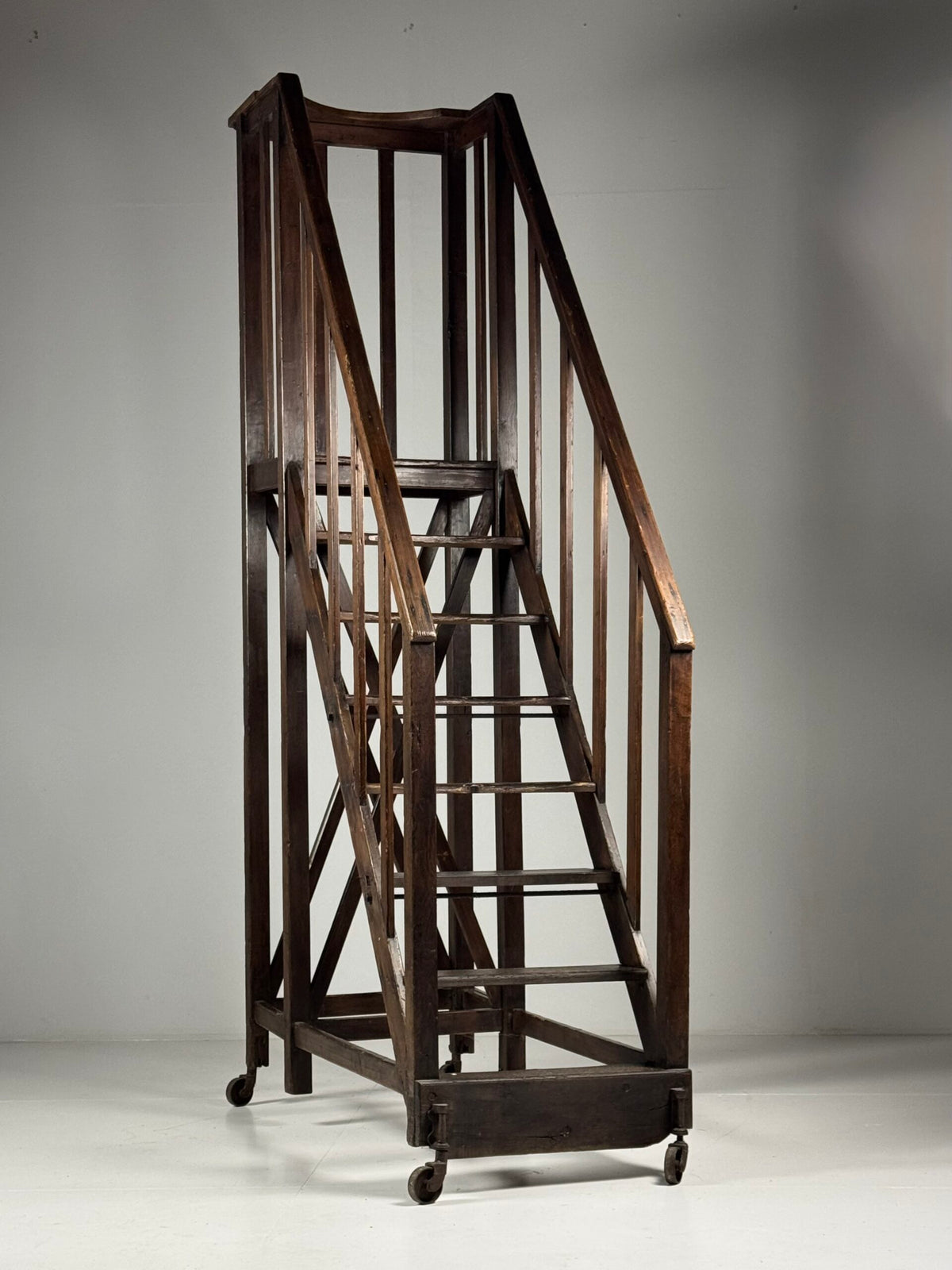 Rolling Library Ladder, Late 19th or Early 20th Century, photo 5