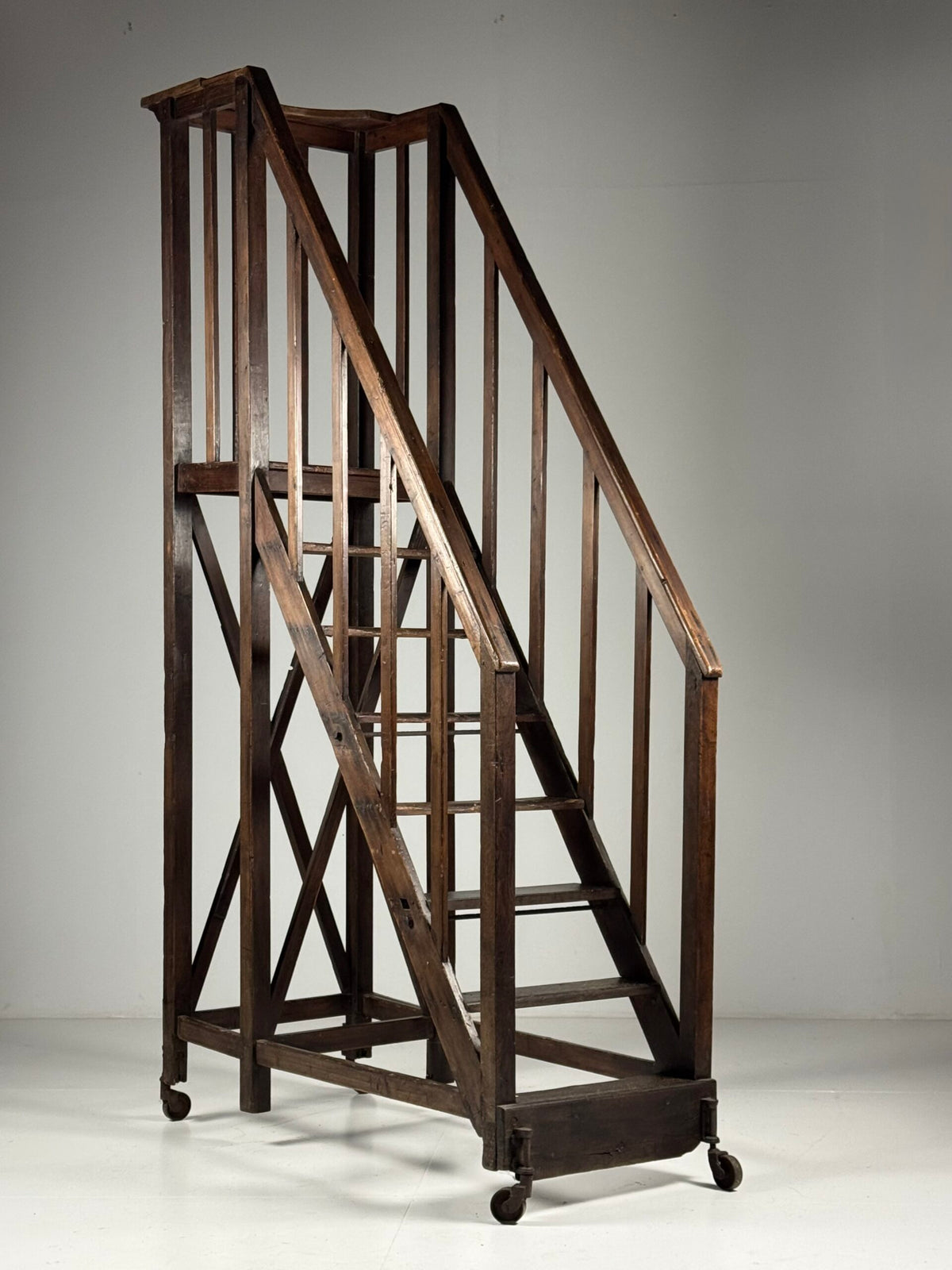 Rolling Library Ladder, Late 19th or Early 20th Century, photo 1