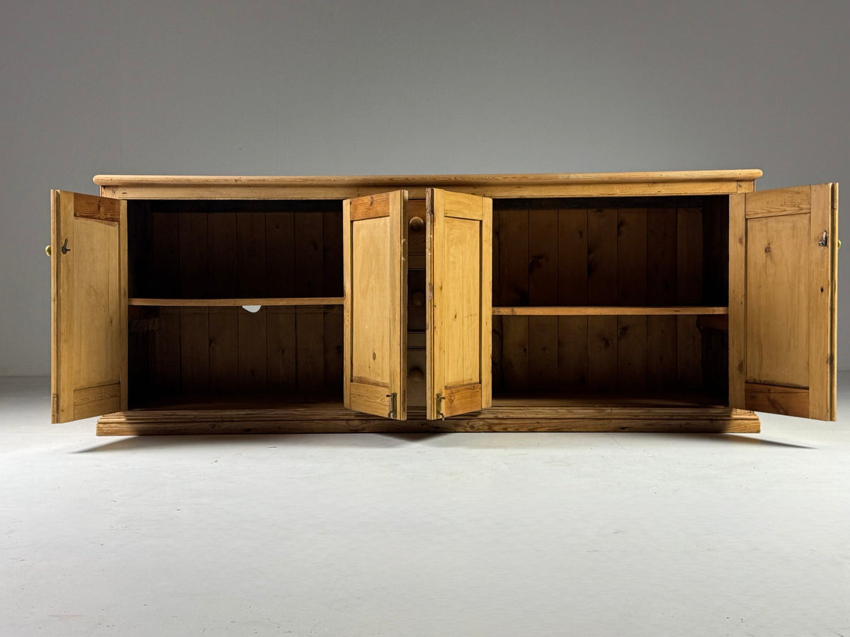English Pine Sideboard, 19th Century, photo 11