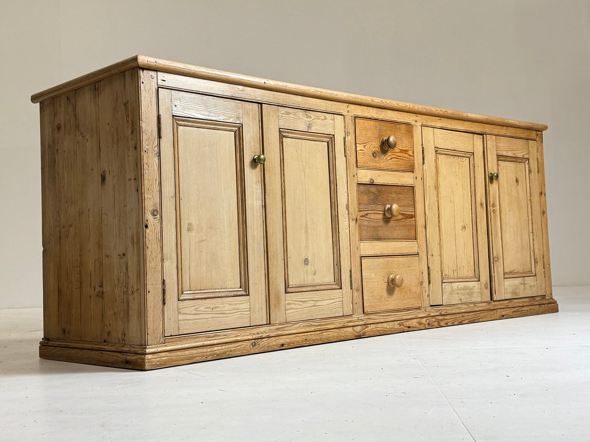 English Pine Sideboard, 19th Century, photo 25