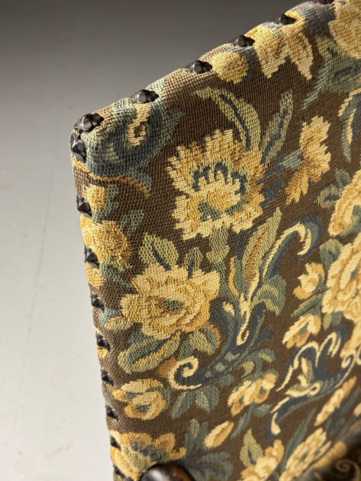 Pair of Large Os de Mouton Armchairs in Tapestry Upholstery, c. 1900, photo 24