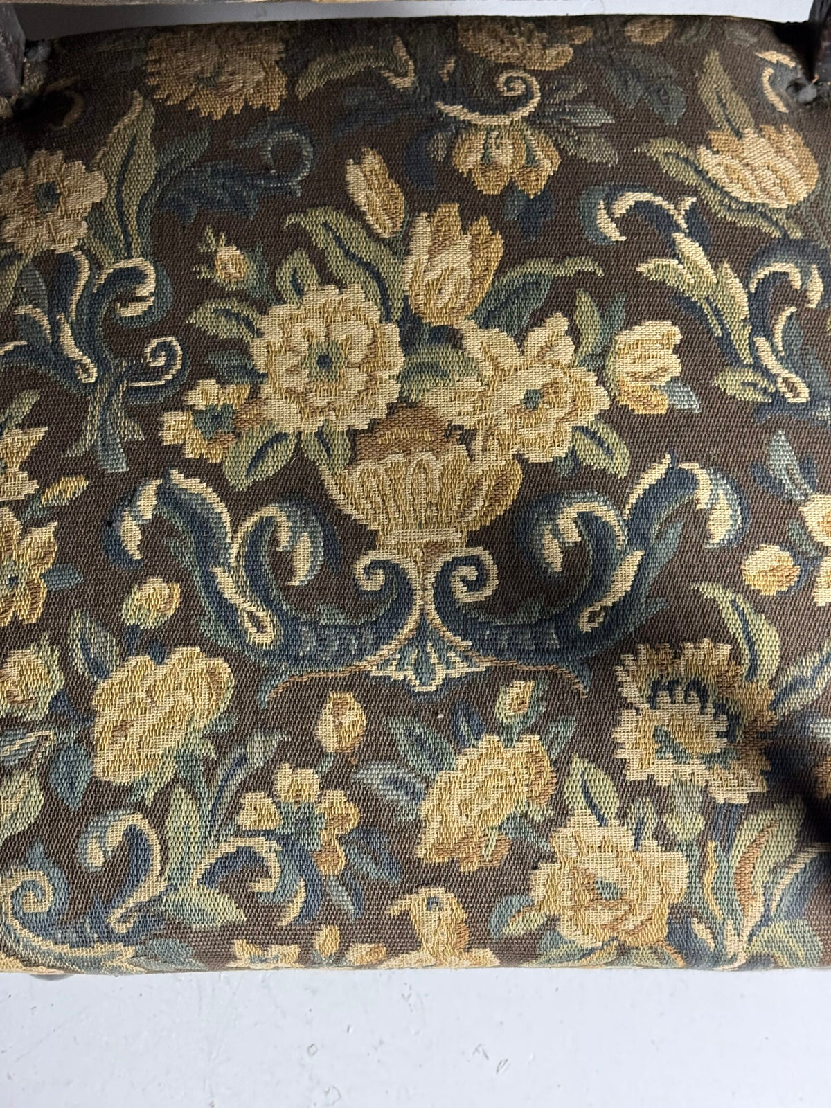 Pair of Large Os de Mouton Armchairs in Tapestry Upholstery, c. 1900, photo 13