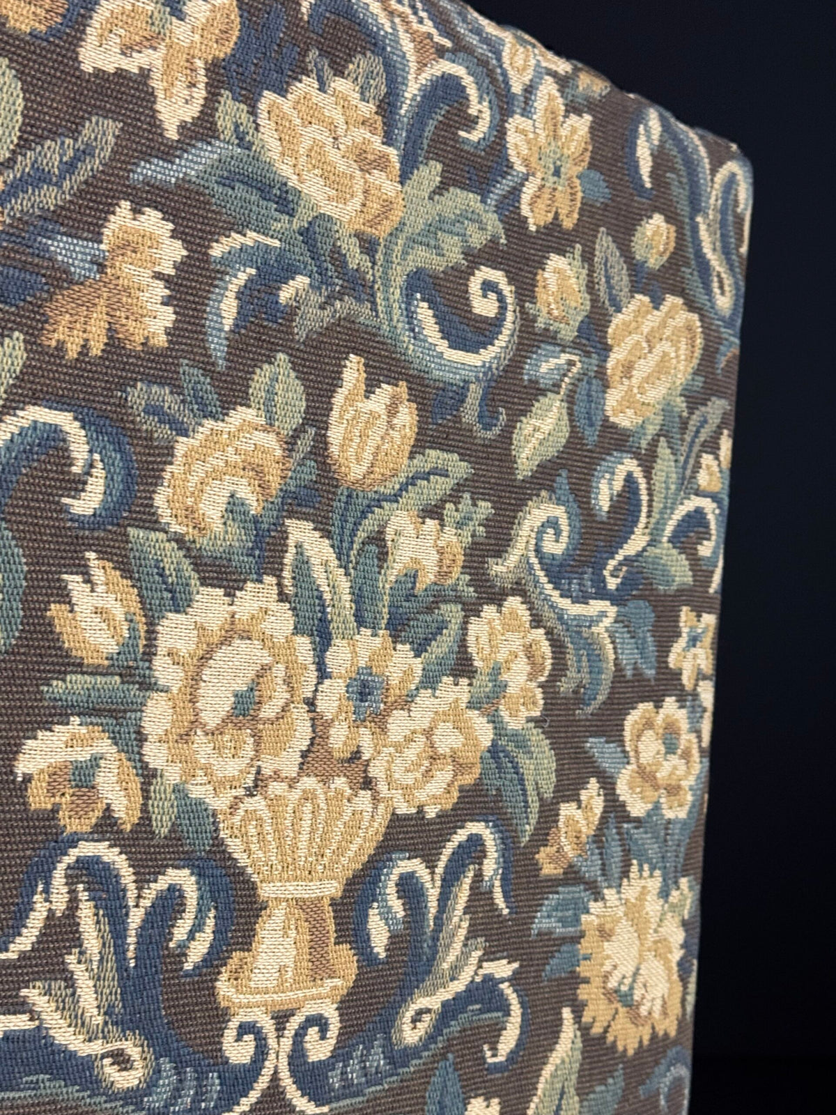 Pair of Large Os de Mouton Armchairs in Tapestry Upholstery, c. 1900, photo 8