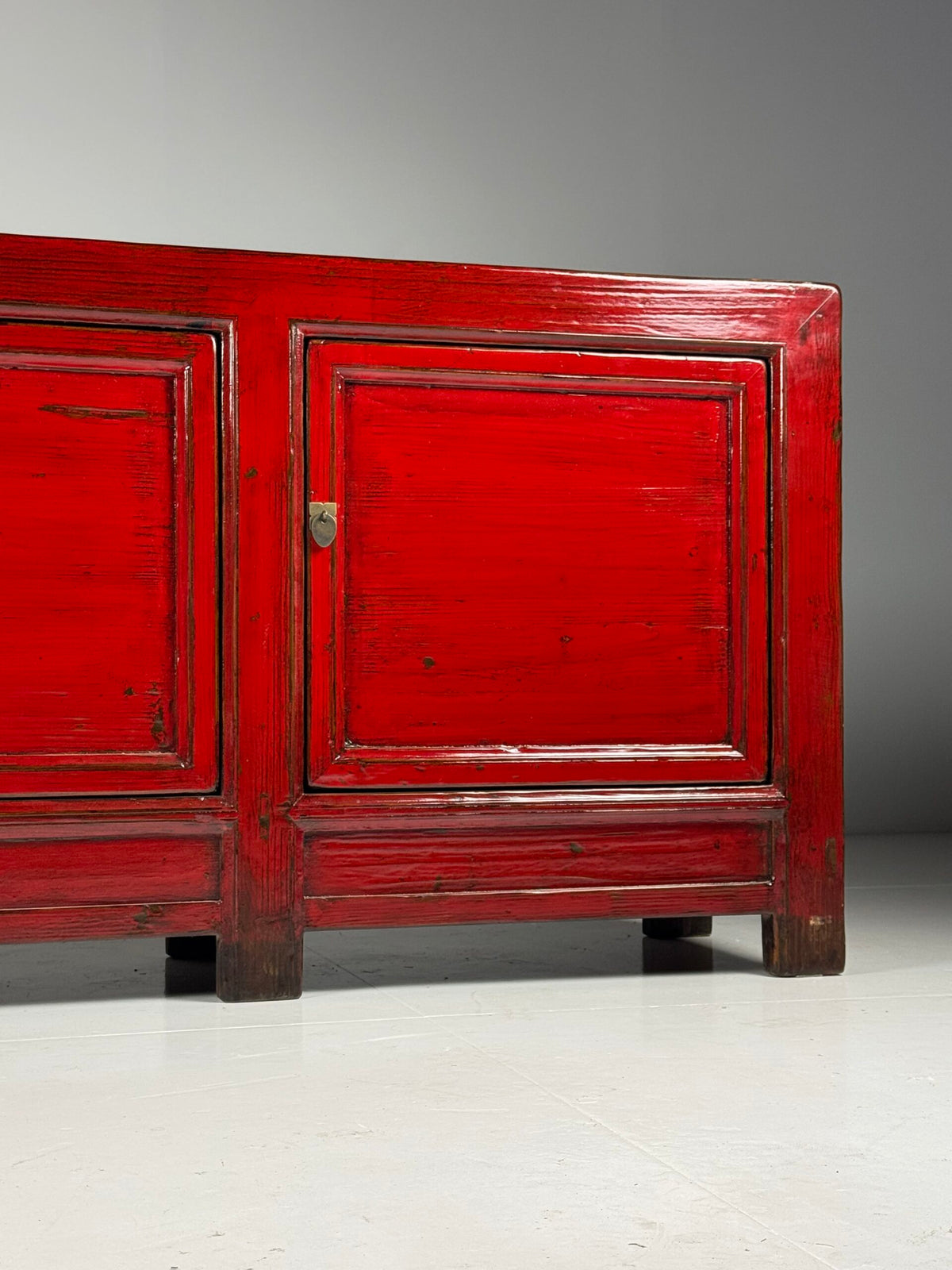 Large Chinese Style Red Lacquer Sideboard, c. 2000, photo 19