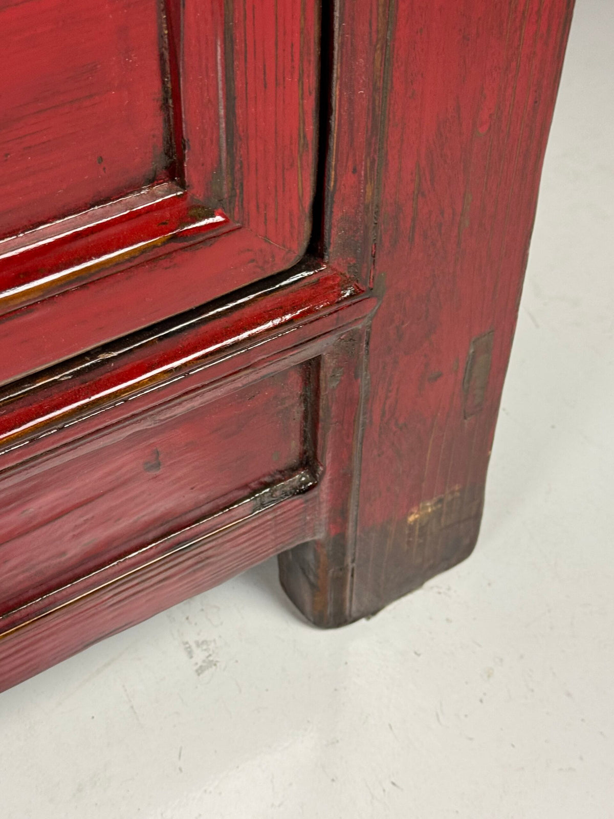 Large Chinese Style Red Lacquer Sideboard, c. 2000, photo 17