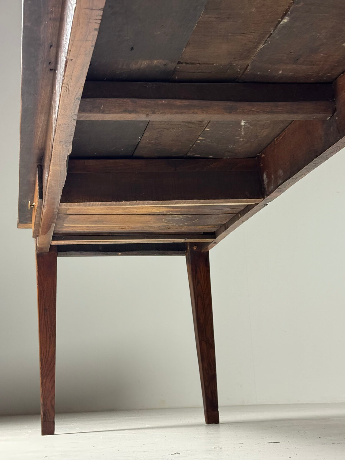 French Farmhouse Dining Table, 292 cm, Fruitwood, Early 19th Century, photo 7