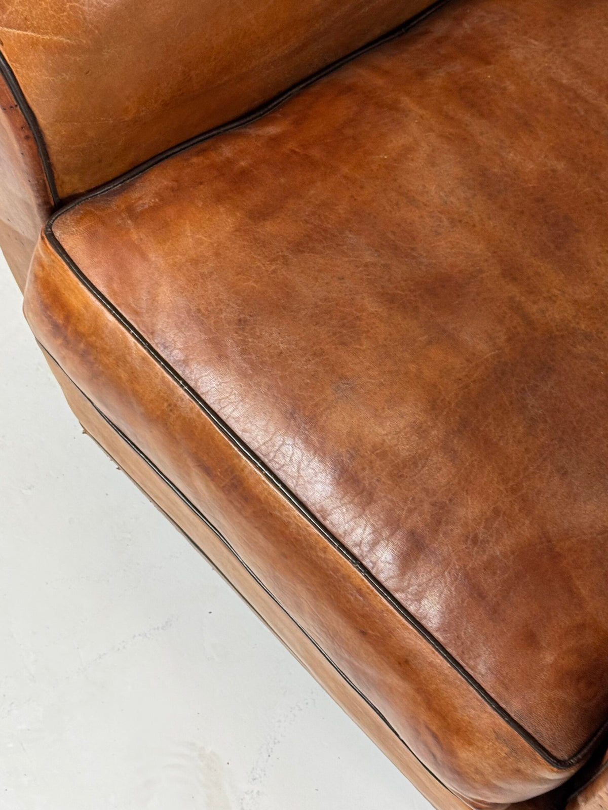 Pair of French Leather Club Chairs, 1930 to 1940, photo 4