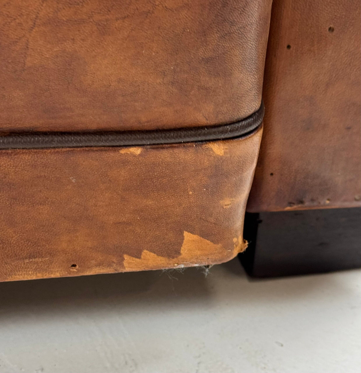 Pair of French Leather Club Chairs, 1930 to 1940, photo 10