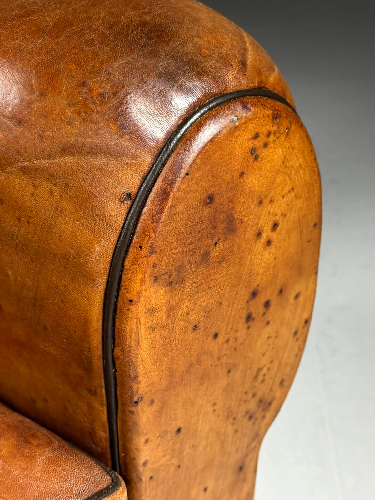Pair of French Leather Club Chairs, 1930 to 1940, photo 16