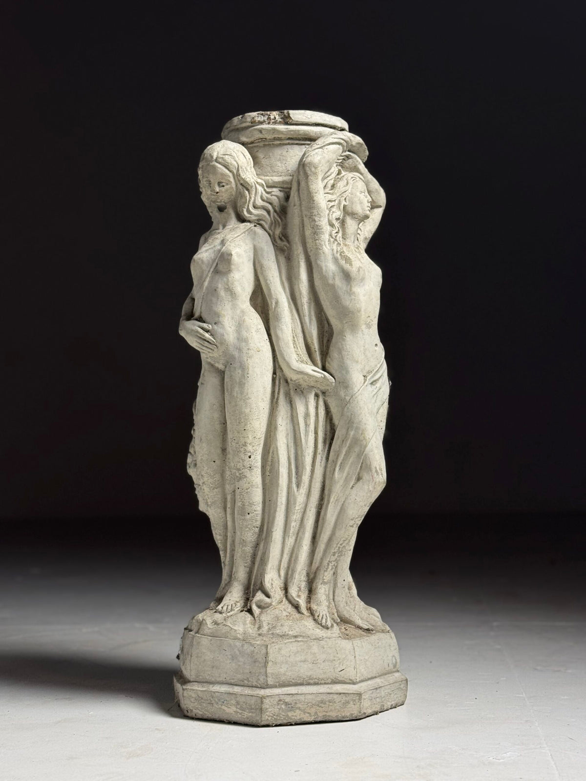 Concrete Garden Statue of The Three Graces, photo 1