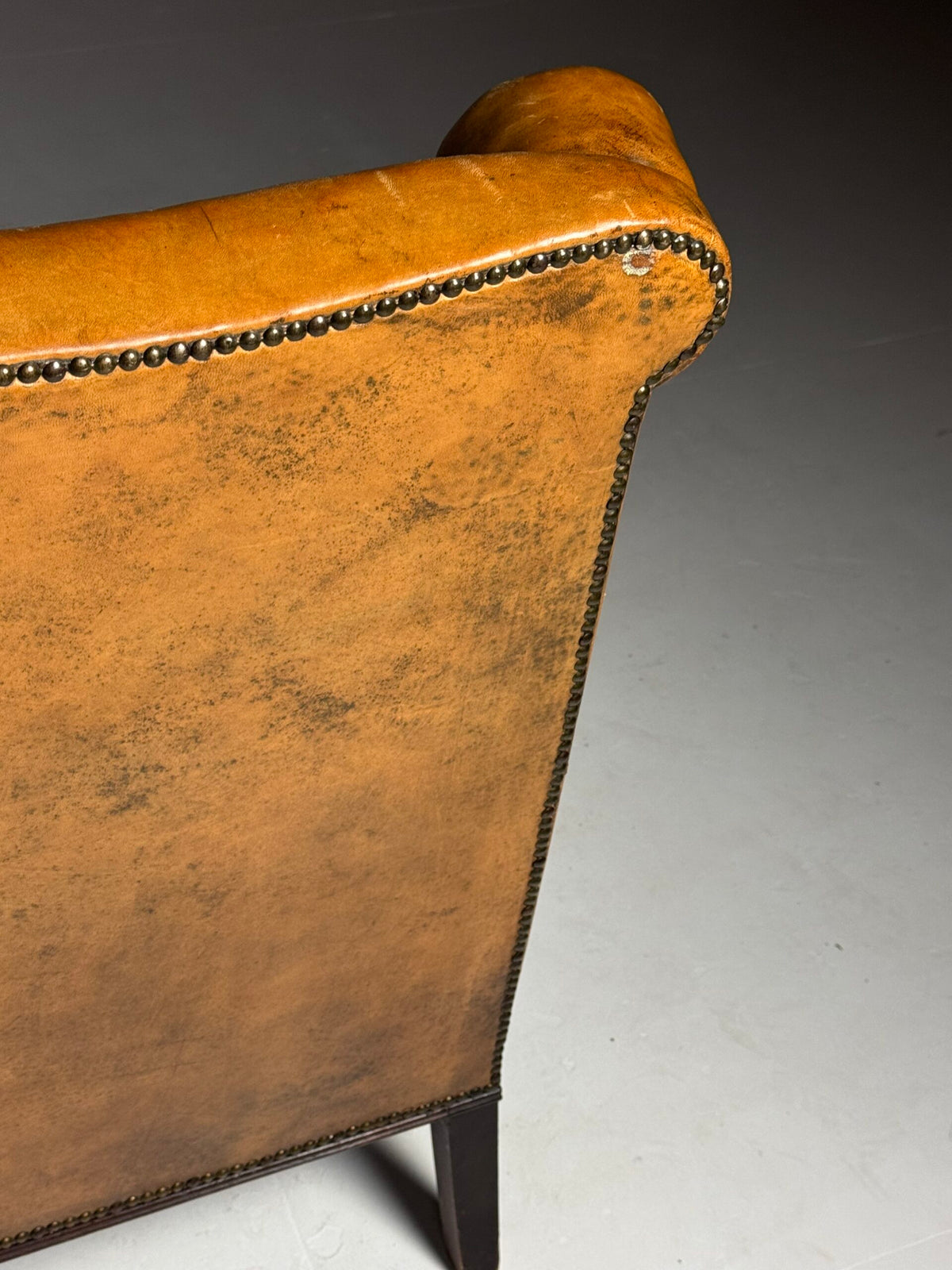 Sheepskin Leather Sofa Bench, Mid to Late 20th Century, photo 21