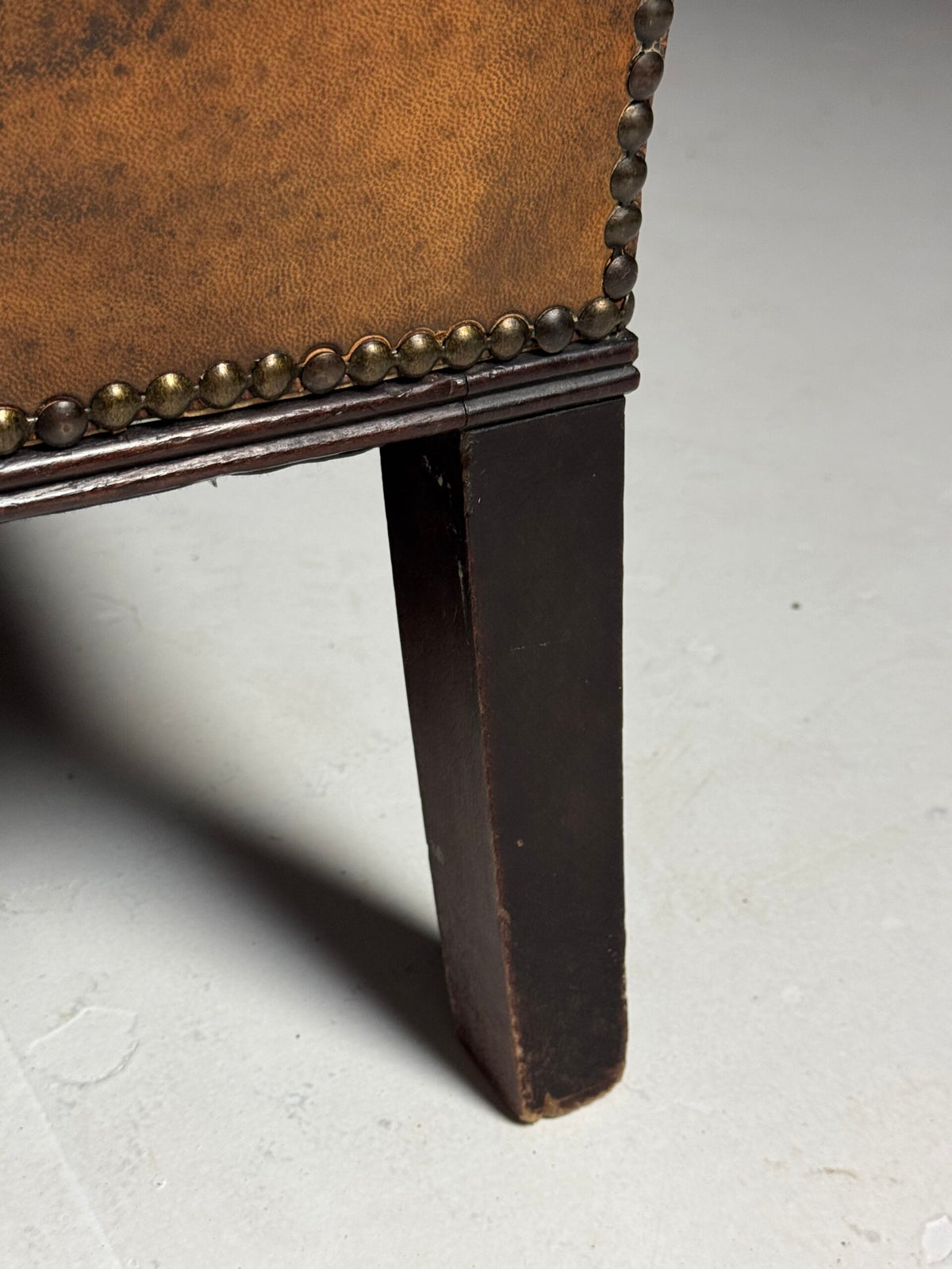 Sheepskin Leather Sofa Bench, Mid to Late 20th Century, photo 22