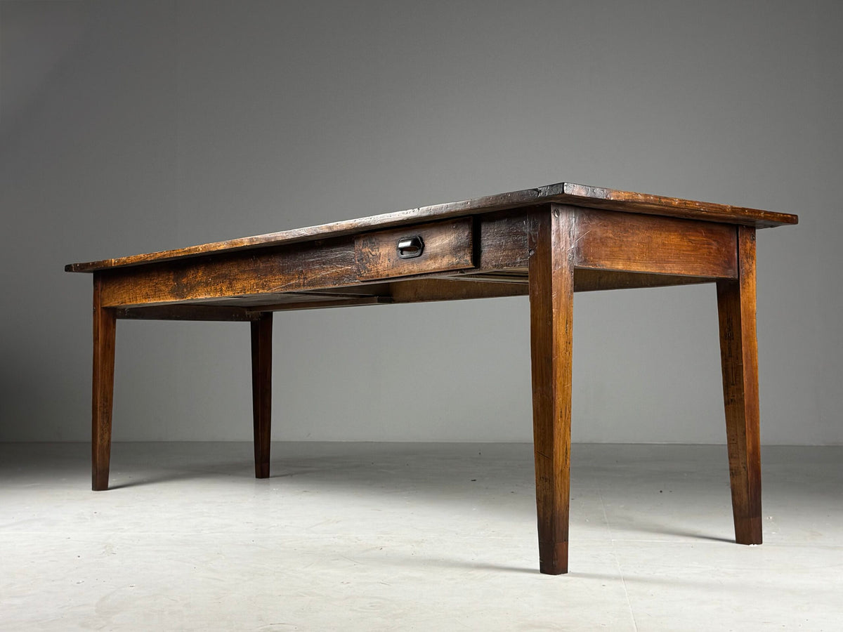 French Farmhouse Dining Table, 242 cm, Early 19th Century, photo 9