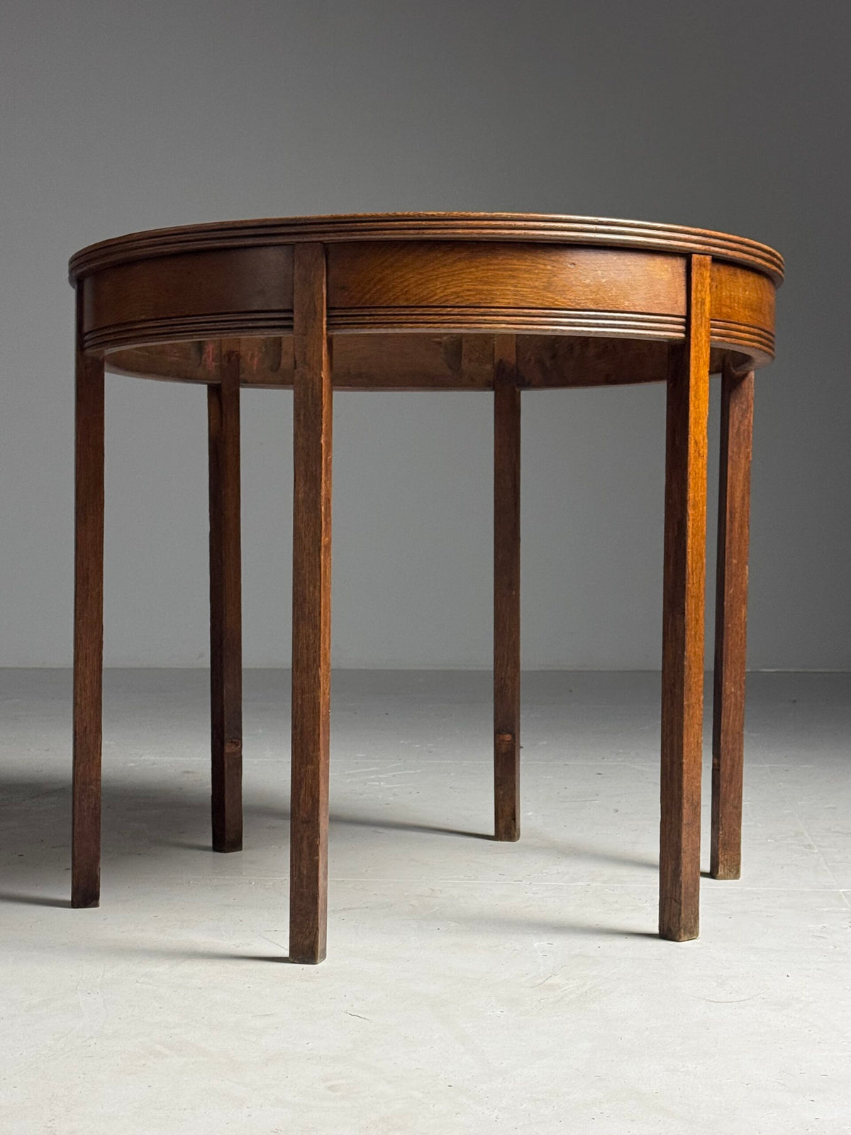 Oak Coffee Table or Center Table, Belgium, Early 1900s, photo 7