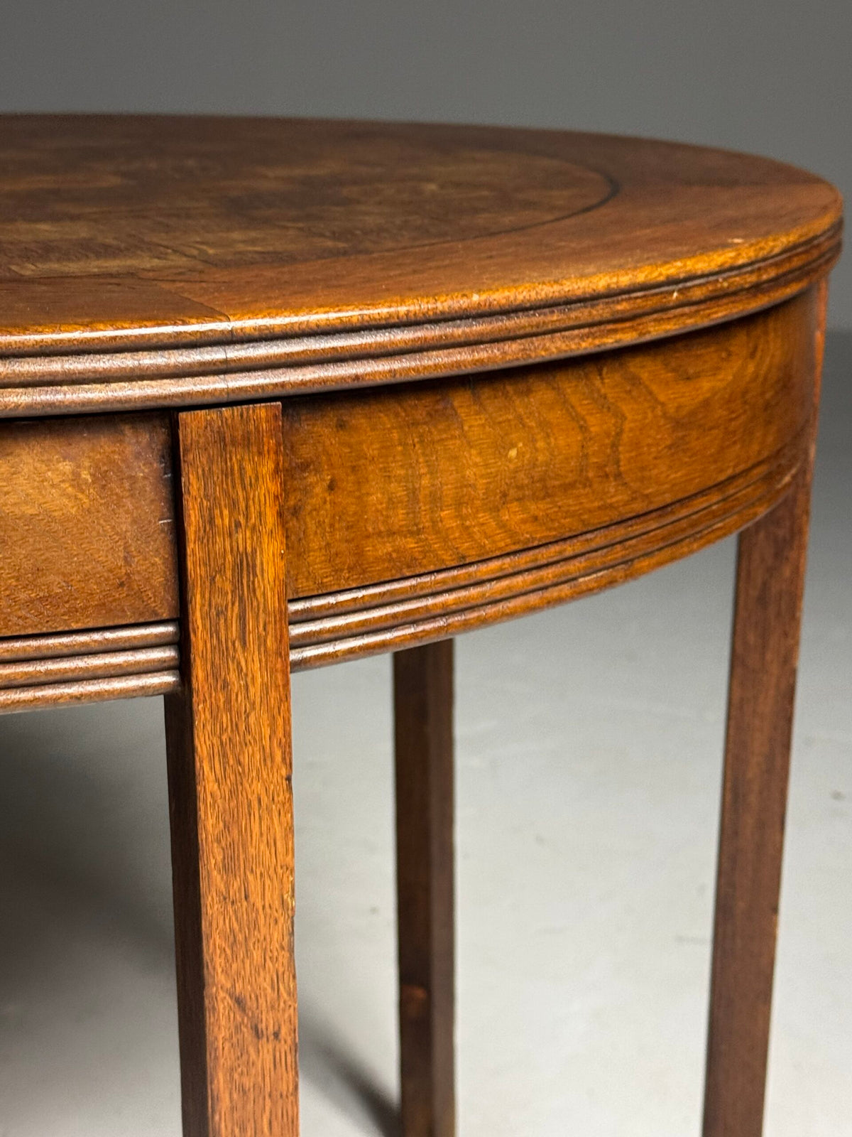 Oak Coffee Table or Center Table, Belgium, Early 1900s, photo 8