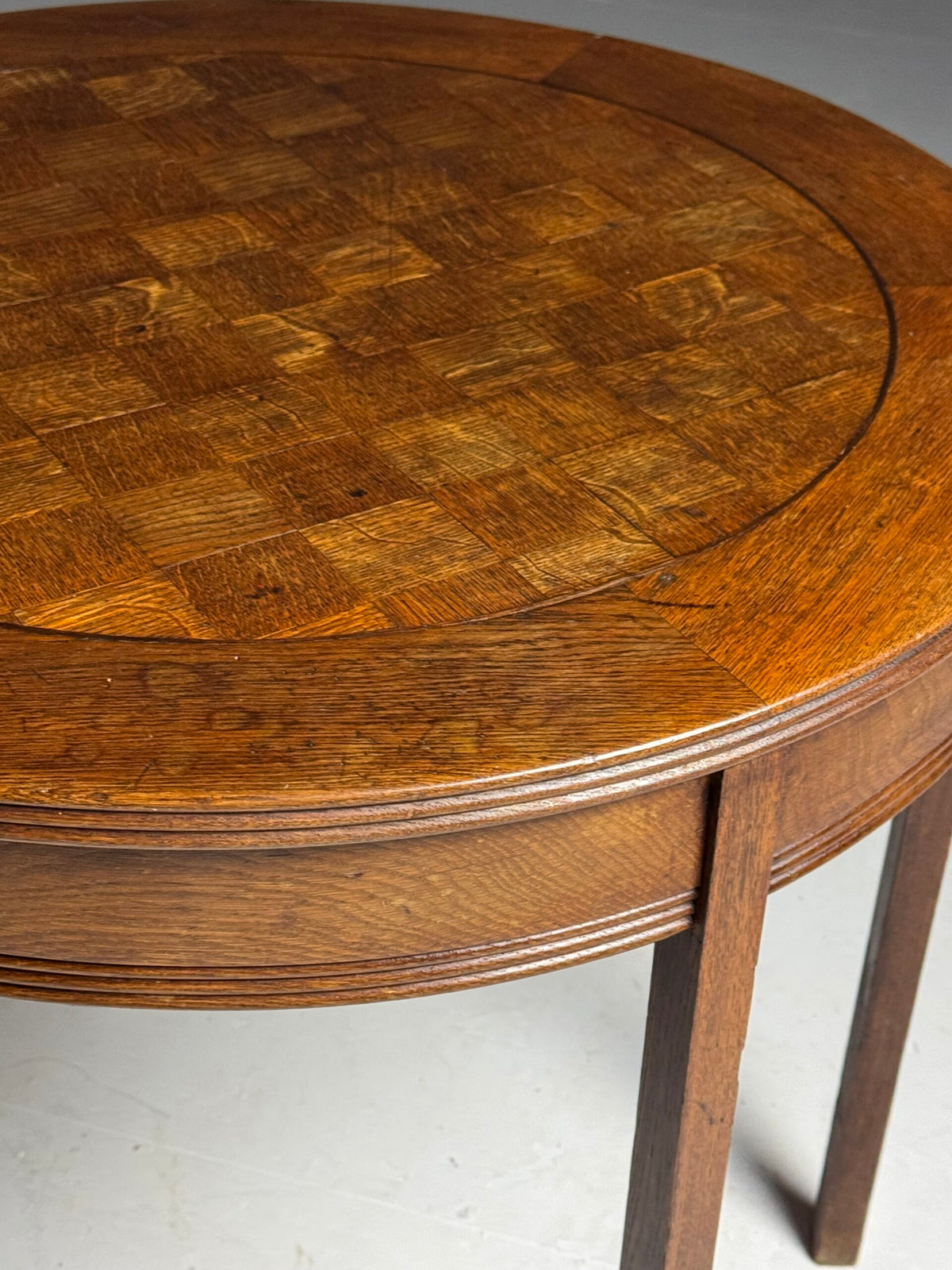 Oak Coffee Table or Center Table, Belgium, Early 1900s, photo 11