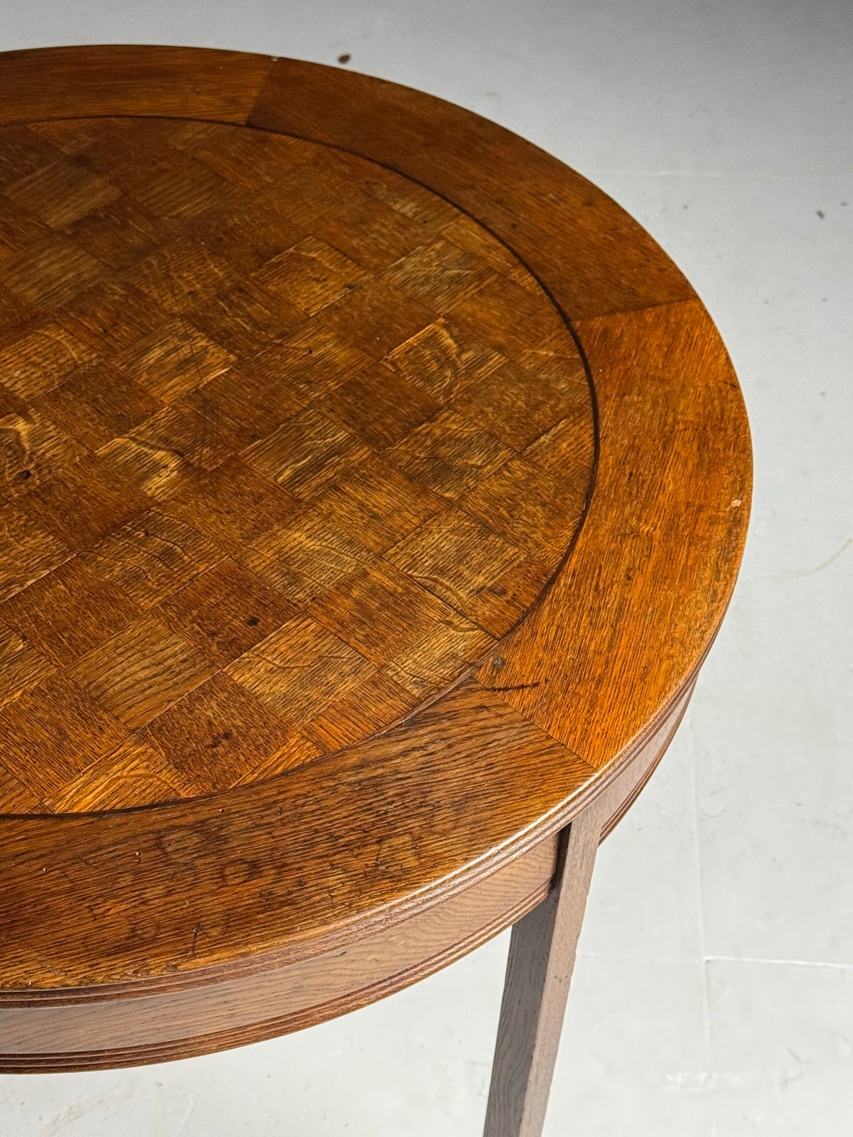 Oak Coffee Table or Center Table, Belgium, Early 1900s, photo 12