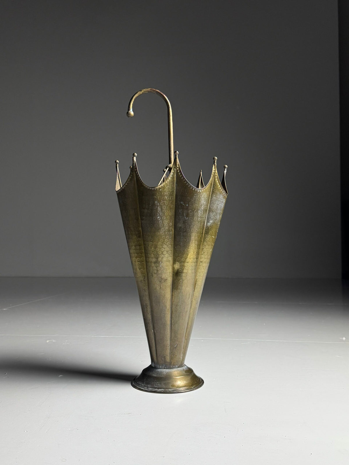 Copper Umbrella Stand in the Shape of an Umbrella, photo 16