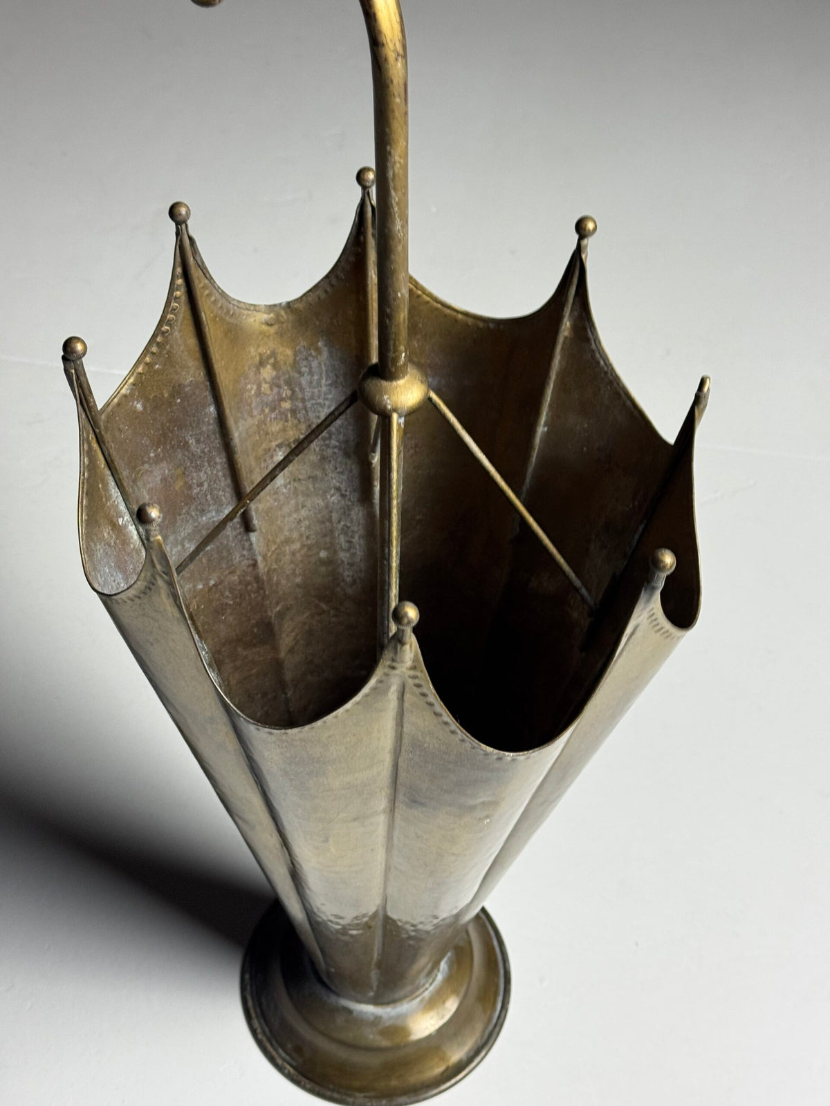 Copper Umbrella Stand in the Shape of an Umbrella, photo 10