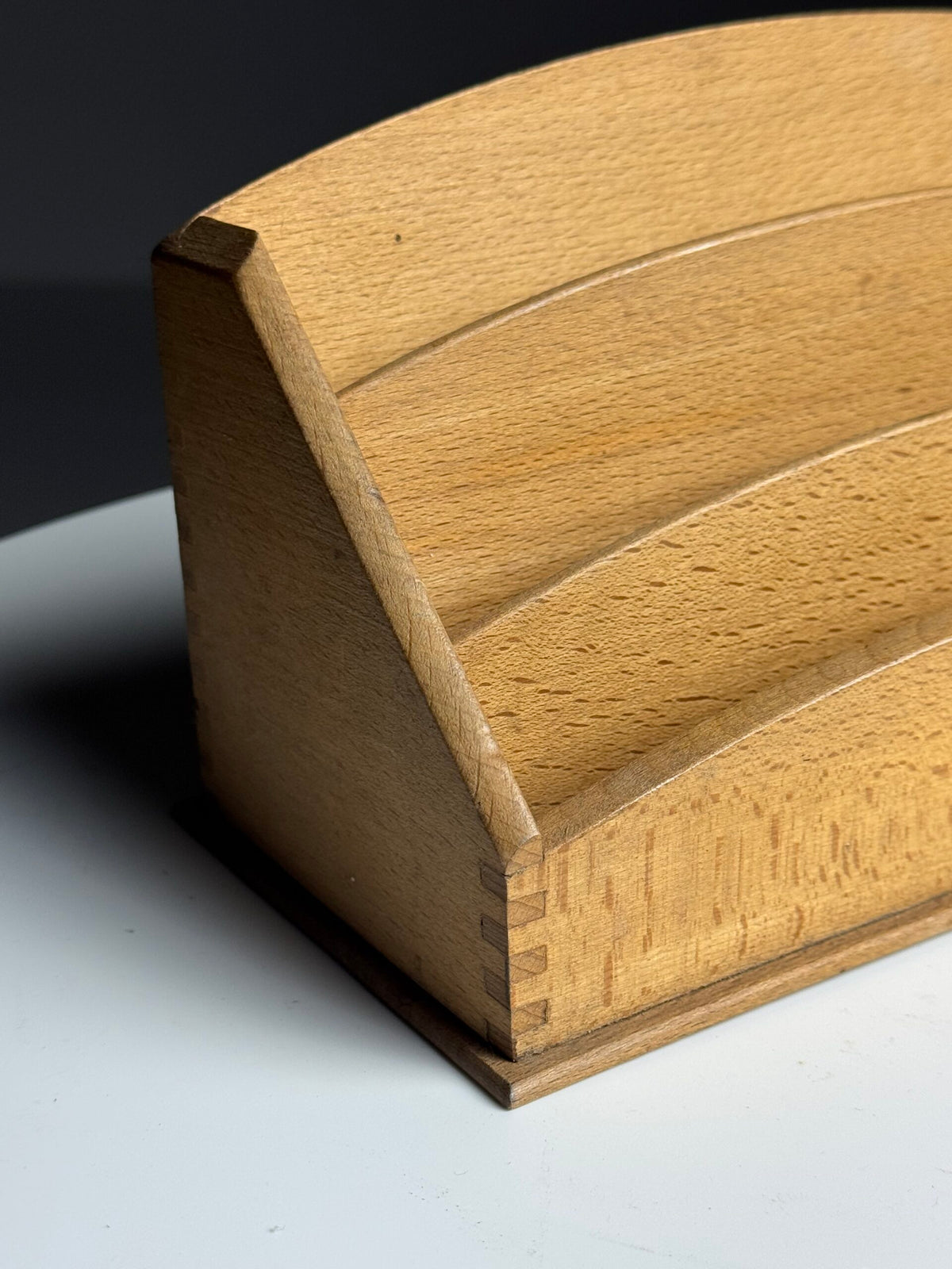 Solid Oak Desk Organiser, France, Late 20th Century, photo 9