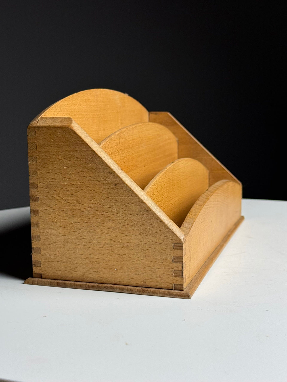 Solid Oak Desk Organiser, France, Late 20th Century, photo 5