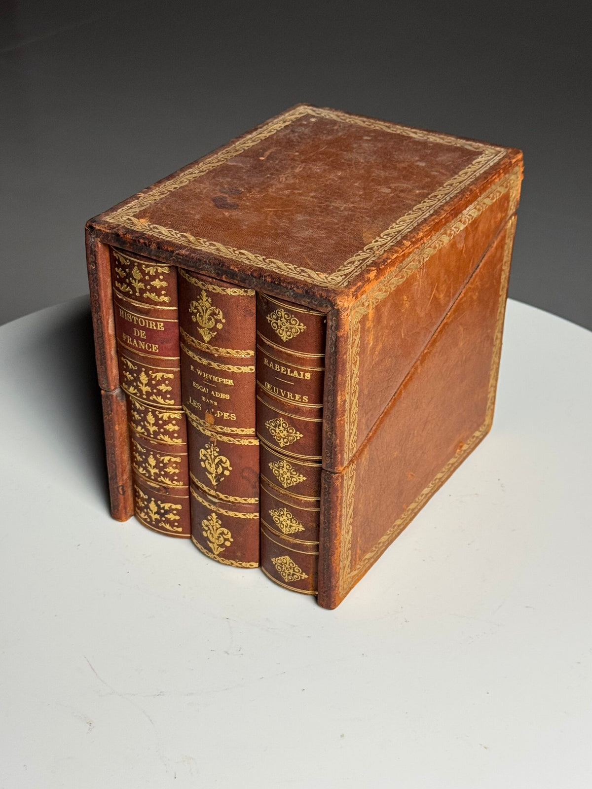 French Faux Book Box, 20th Century, photo 12