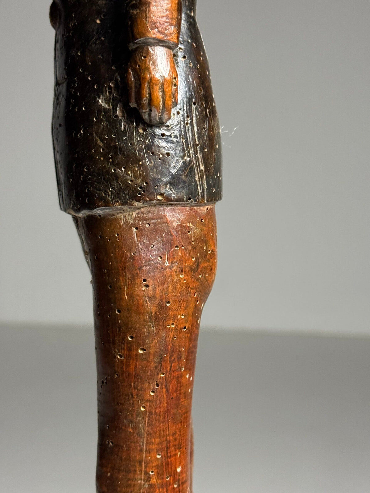 Hand Carved Oak Figure of a French Army Officer, 19th Century, photo 7