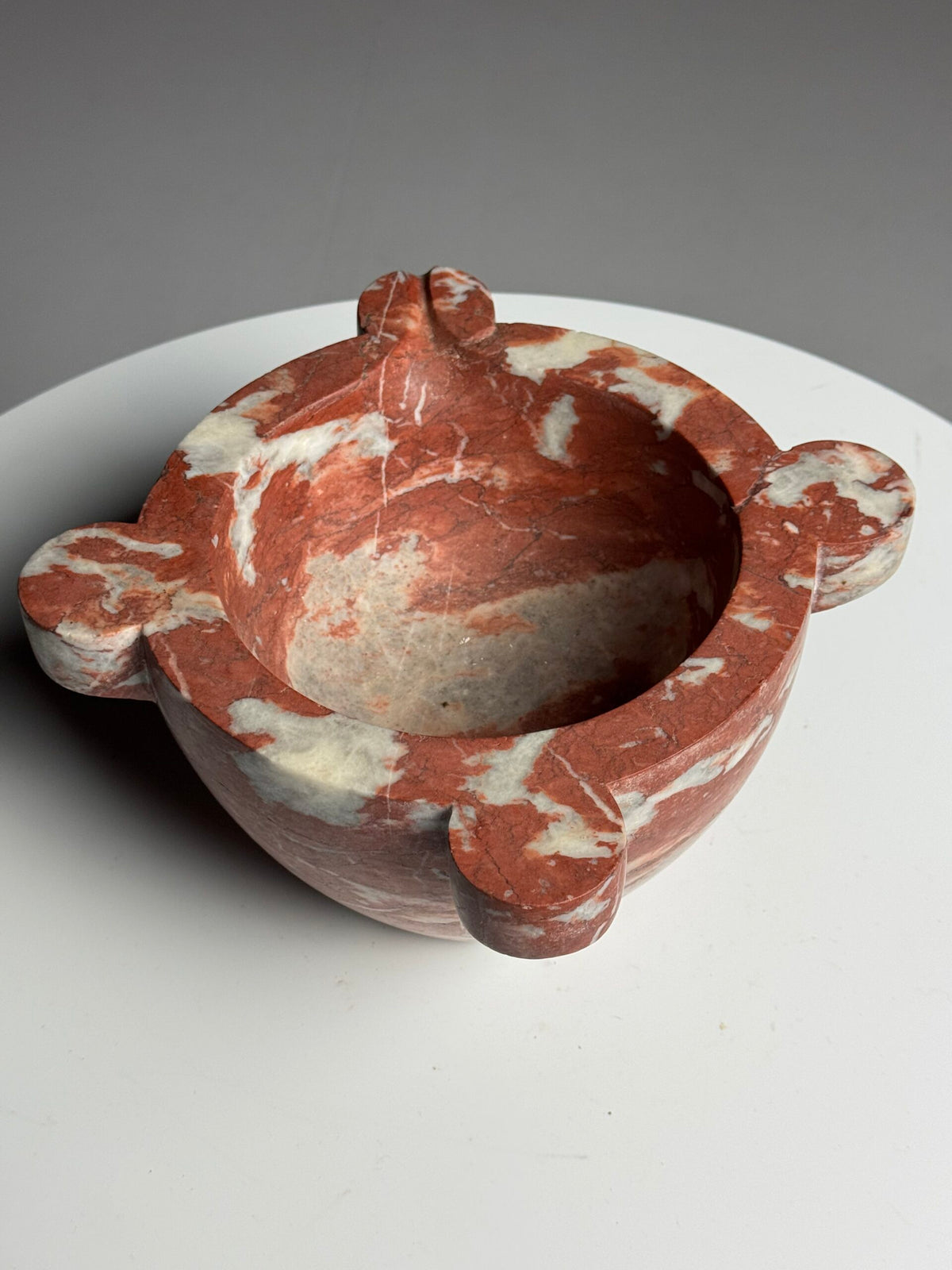 Red Languedoc Marble Mortar, France, 20th Century, photo 12