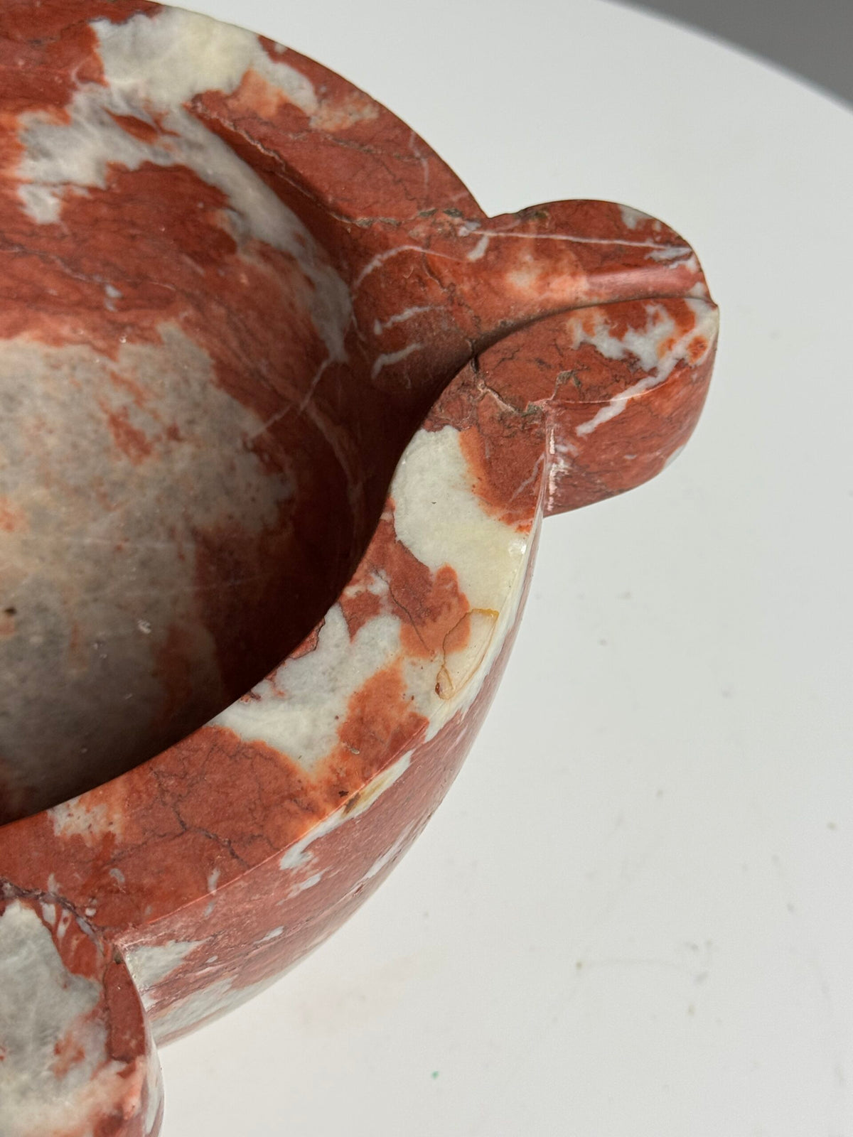 Red Languedoc Marble Mortar, France, 20th Century, photo 10
