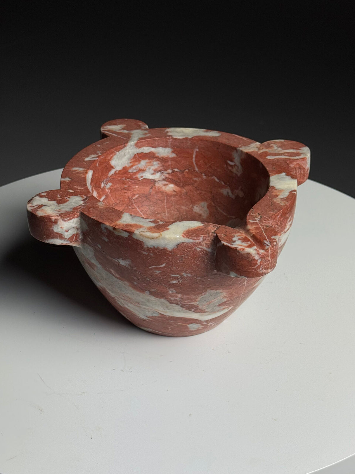 Red Languedoc Marble Mortar, France, 20th Century, photo 8
