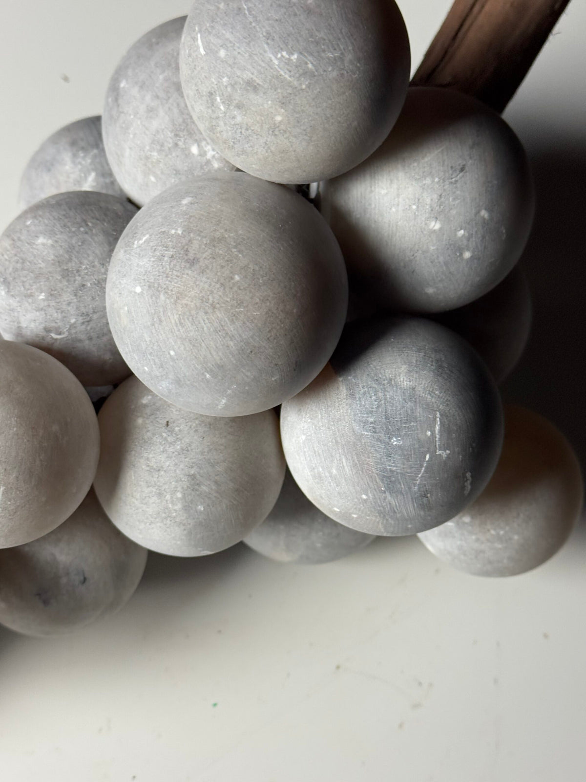 Large Grey Alabaster Bunch of Grapes, Italy, photo 7