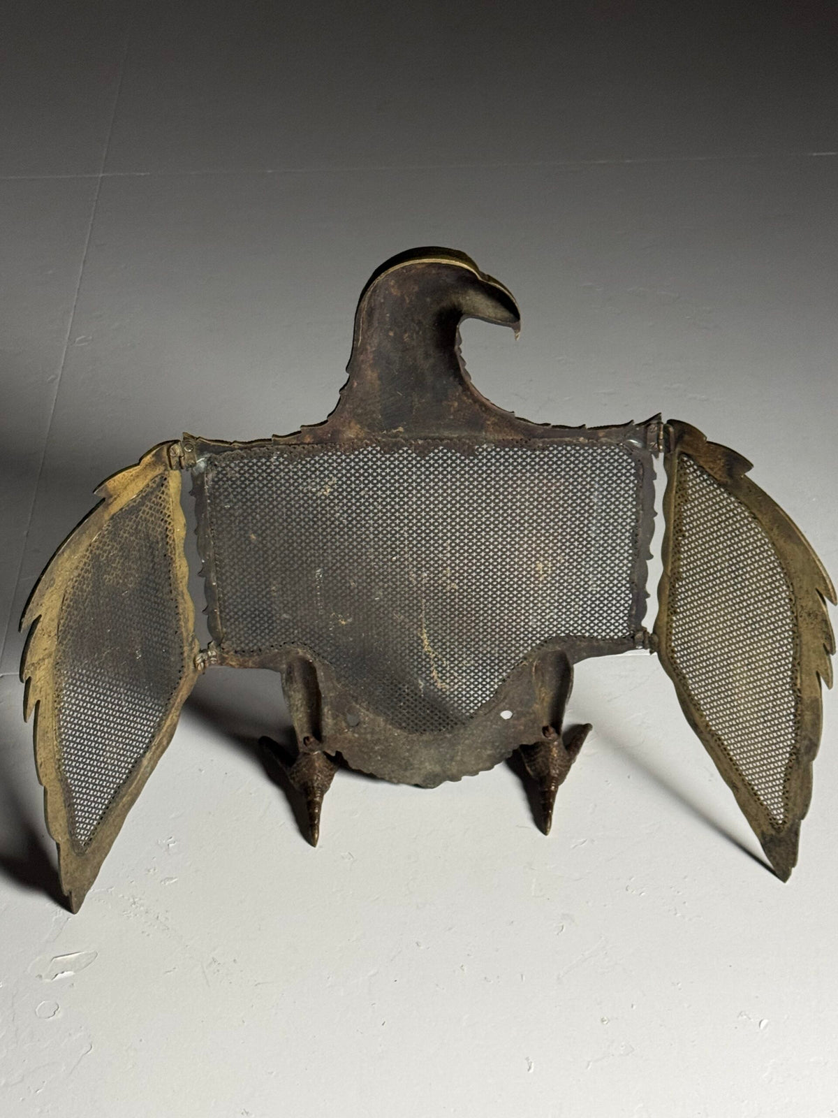 Italian Brass Fire Screen with Adjustable Wings, c. 1960, photo 11