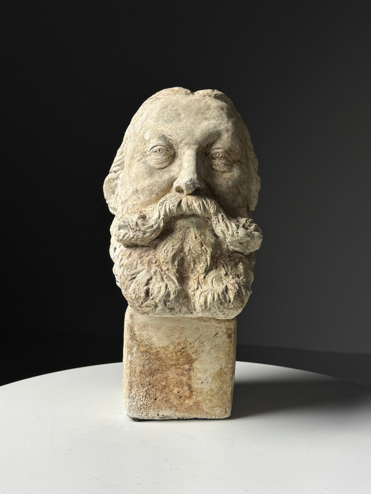 Classical Plaster Bust of a Head, Early to Mid 20th Century, photo 4
