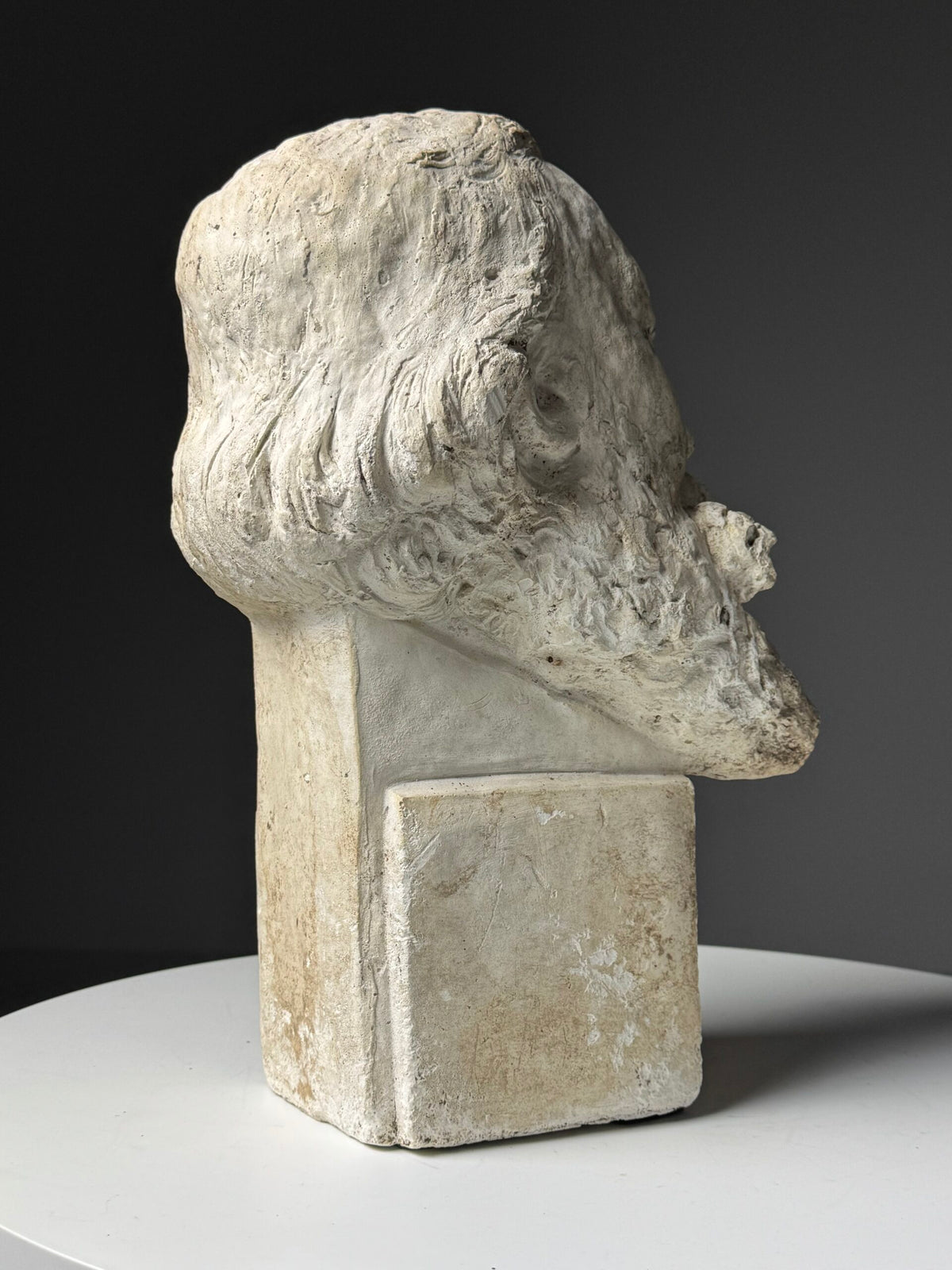 Classical Plaster Bust of a Head, Early to Mid 20th Century, photo 2