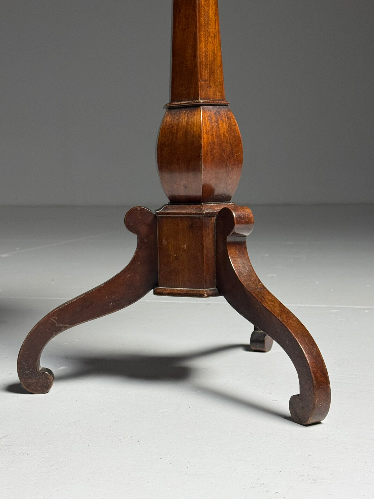 French Marquetry Side Table with Drawer, circa 1900, photo 11