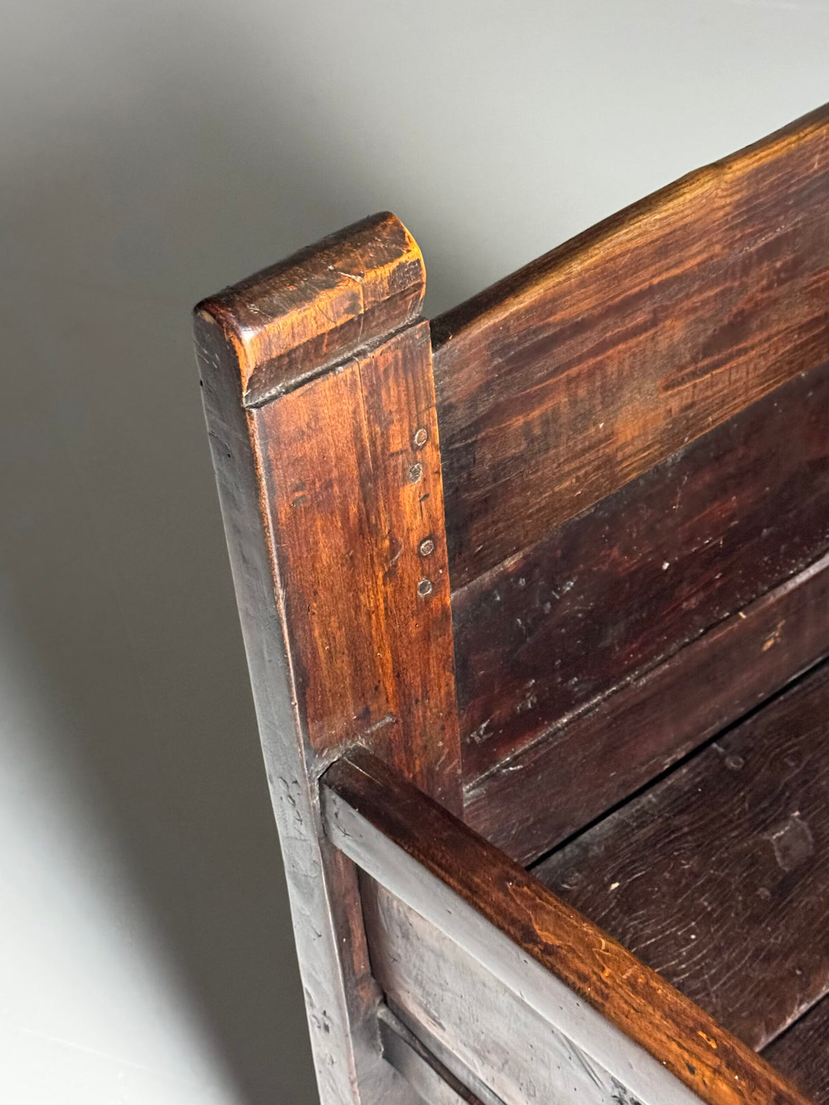 Large Spanish Walnut Chair, 18th Century, photo 9