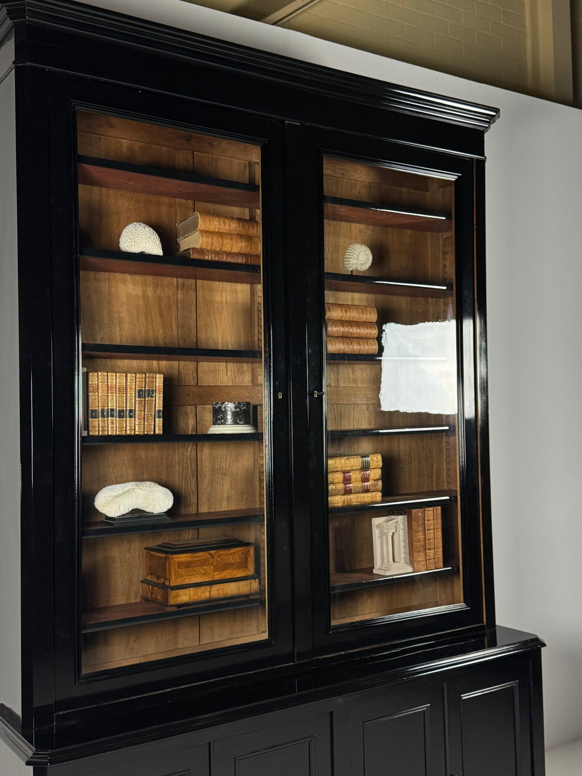 Very Large Louis Philippe Library Bookcase, 303 cm, Late 19th Century, photo 9