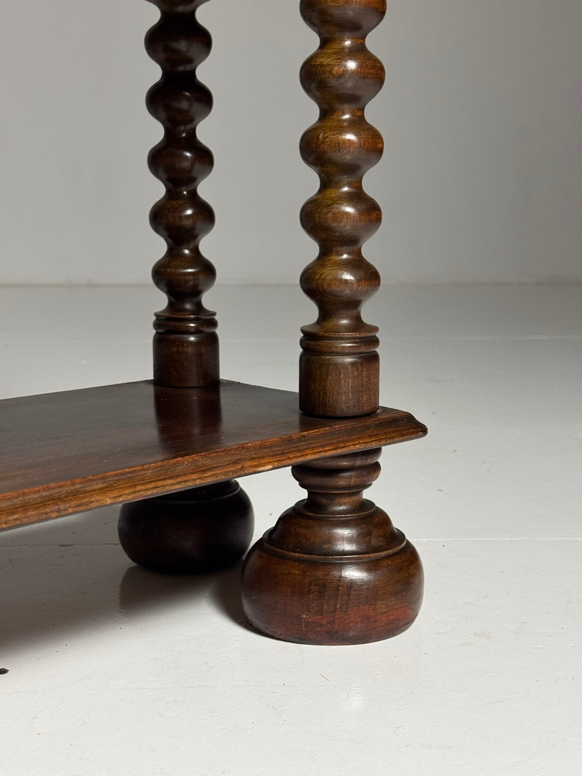 French Bobbin Bookcase in Walnut, Early to Mid 20th Century, photo 11