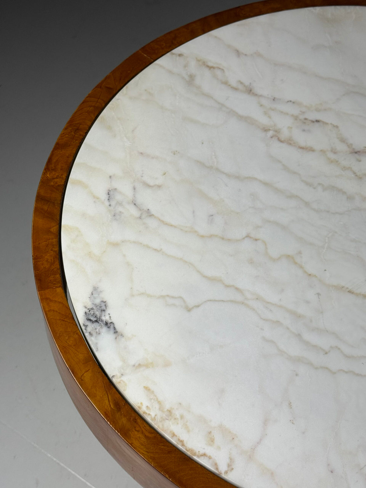 Pair of Empire Style Gueridon Tables with Carrara Marble Tops, photo 4