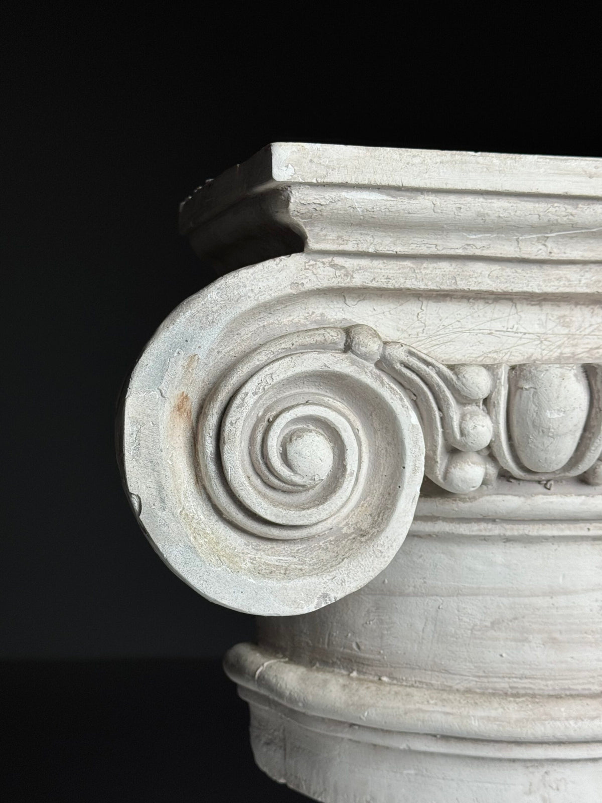 Ionic Plaster Capital on Black Plinth, England, photo 14