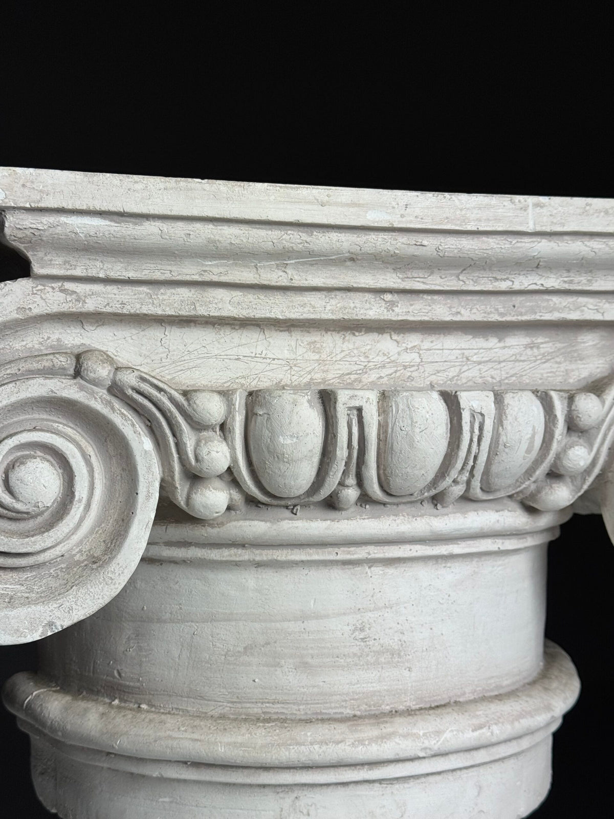 Ionic Plaster Capital on Black Plinth, England, photo 13