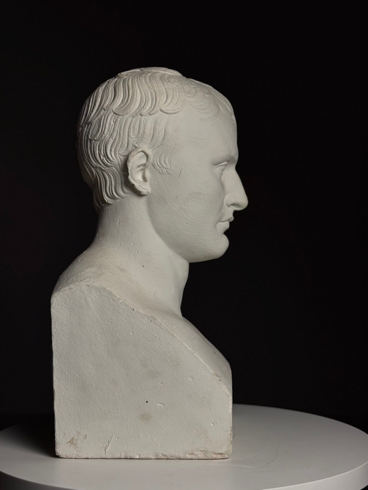 Life-size Plaster Bust of Napoleon, Late 20th Century, photo 16