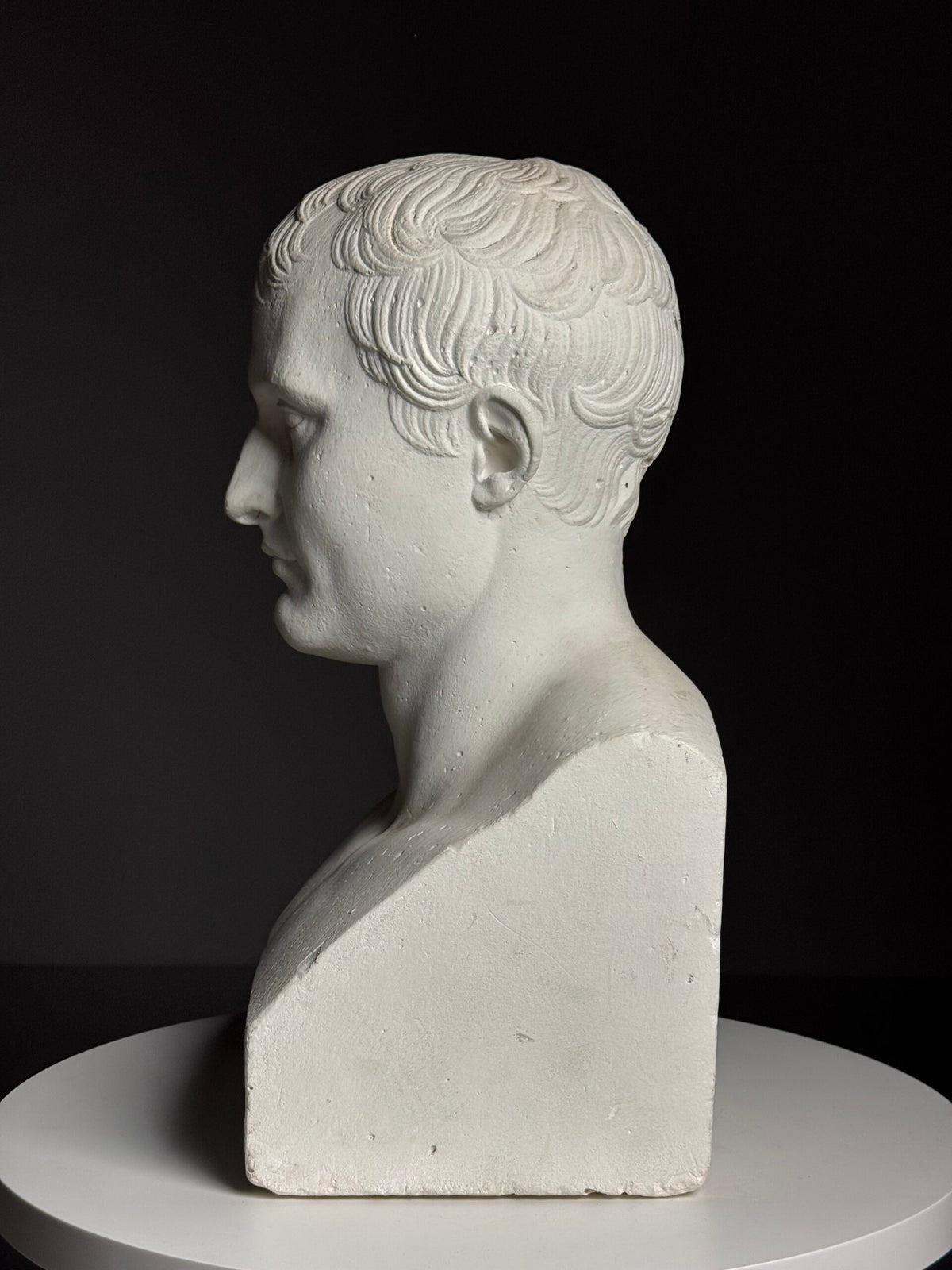 Life-size Plaster Bust of Napoleon, Late 20th Century, photo 8