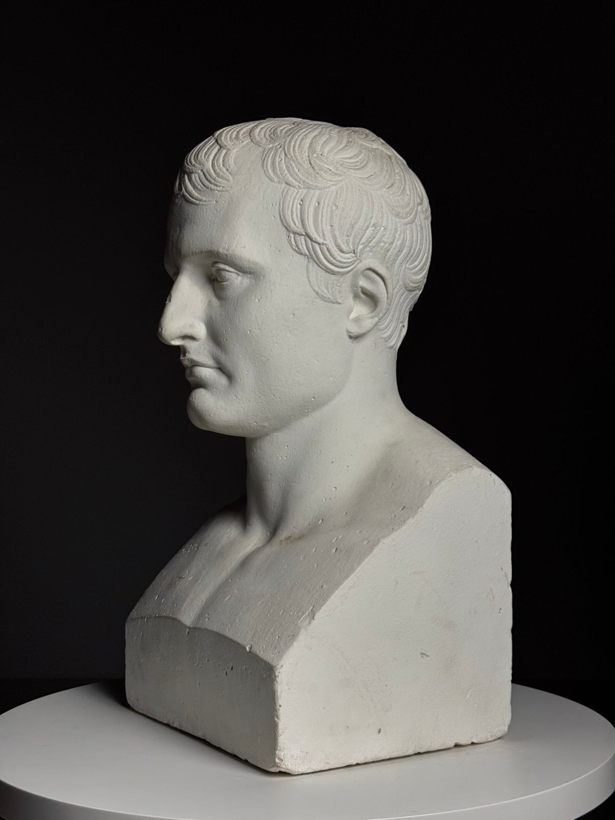 Life-size Plaster Bust of Napoleon, Late 20th Century, photo 7